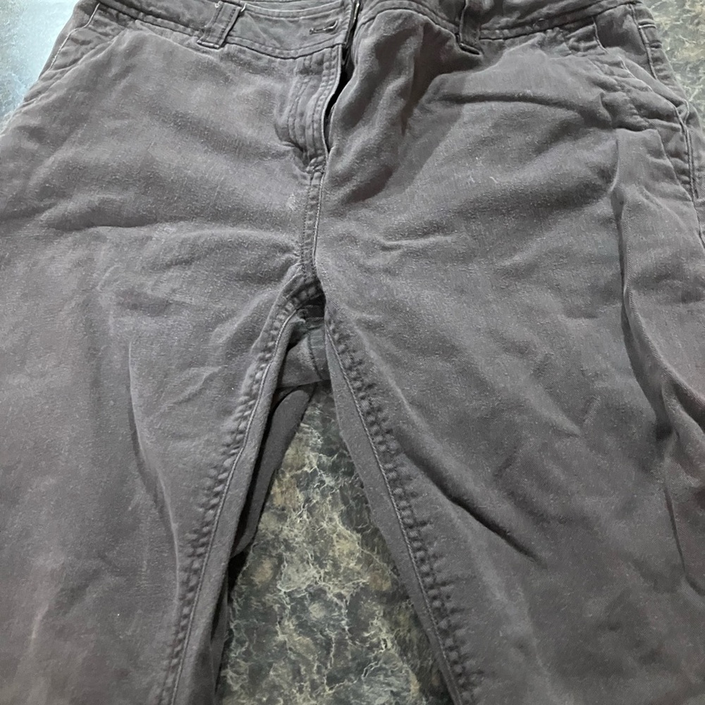 Liz & Co. Charcoal Stretch Trousers